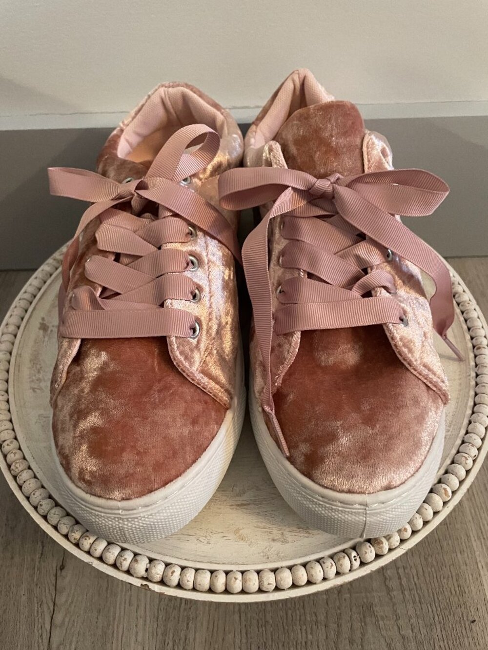 Crushed Velvet Sneakers
